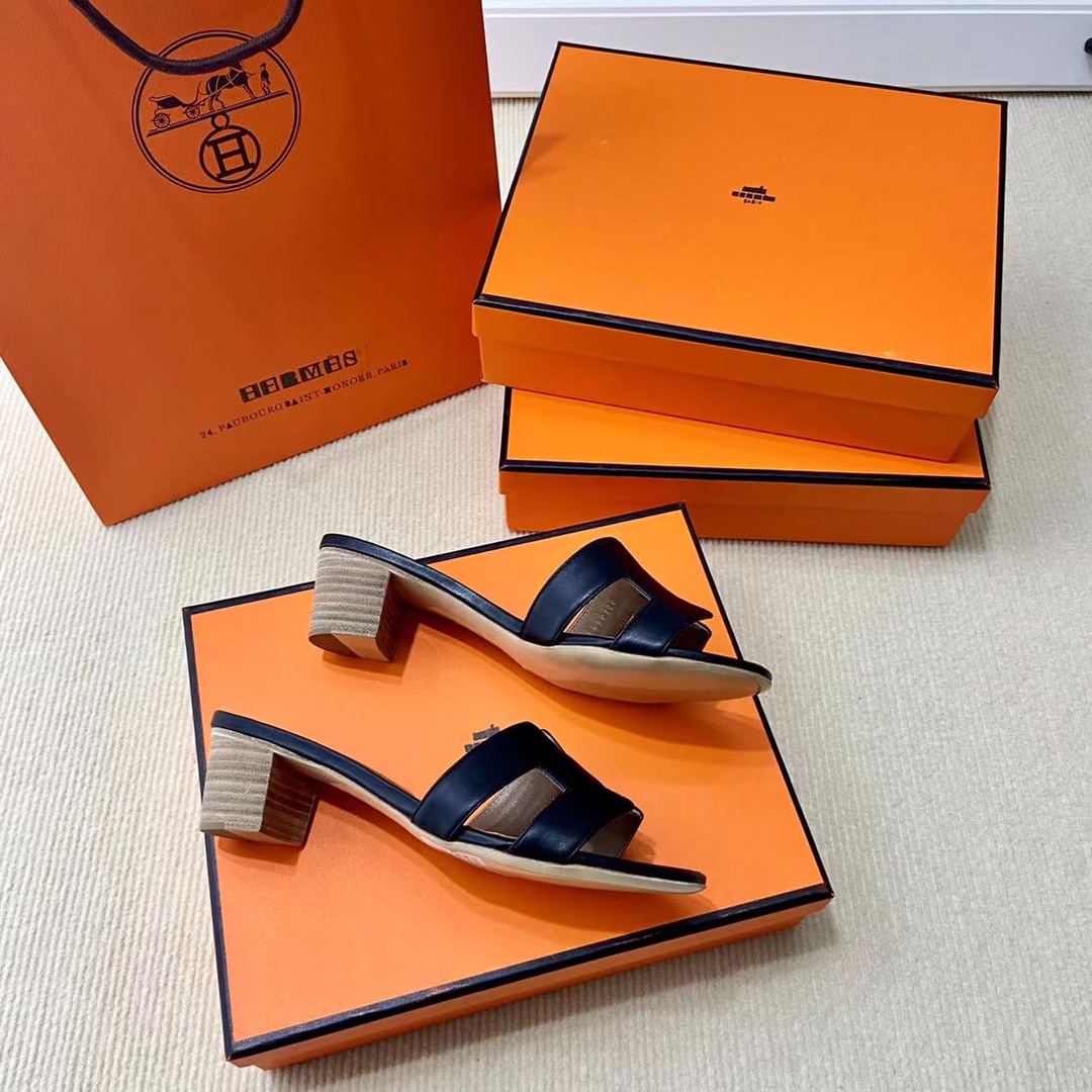 에르메스 올수공 오아시스 슬리퍼 샌들 스위프트 37